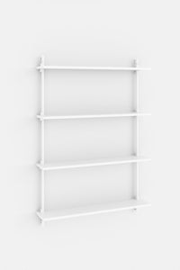 Moebe wall shelving 115.1 clean white
